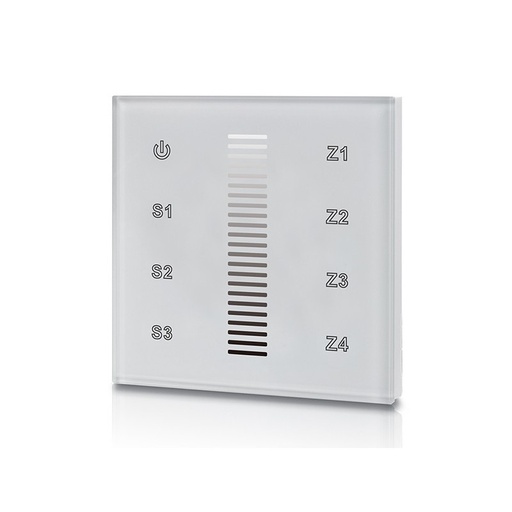 [SR-2830A(AC)] Pannello di controllo touch "Sunricher" - 4 zone - Monocolore - Perfect RF