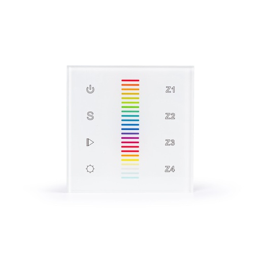 [SR-2830RGB(AC)] Pannello di controllo touch "Sunricher" - 4 zone - RGB - Perfect RF