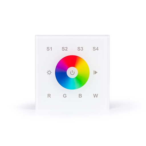 [SR-2820B(AC)] Pannello di controllo touch "Sunricher" - 1 zona - RGBW - Perfect RF