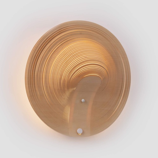 [BW2207-40] Lampada da parete in legno "Ronda" - 16W - ø 40cm