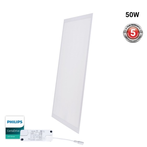 LED iestrādājamais panelis Backlight 120x60cm - 5600lm - Philips vadītājs - 50W - UGR22 - IP40
