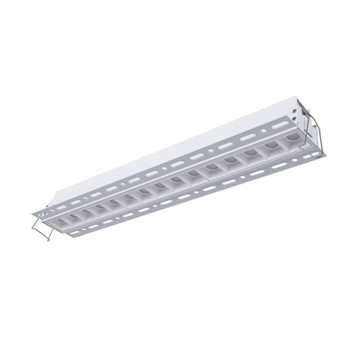 Faretto lineare LED trimless/incasso a scomparsa - 30W - UGR18 - CRI90 - Bianco