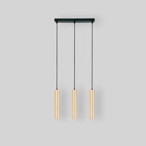 Minimalistyczna potrójna lampa wisząca "Bila 3" - GU10