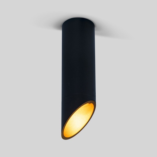 [B966-ND] Deckenleuchte VINA, innen gold, außen schwarz 20cm GU10