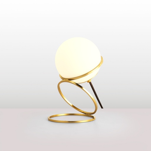 [LD1017-D] Crystal ball table lamp "Ruth"