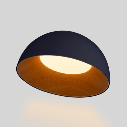 Lampa sufitowa wisząca LED CCT 24W - Efekt drewna - ø50cm