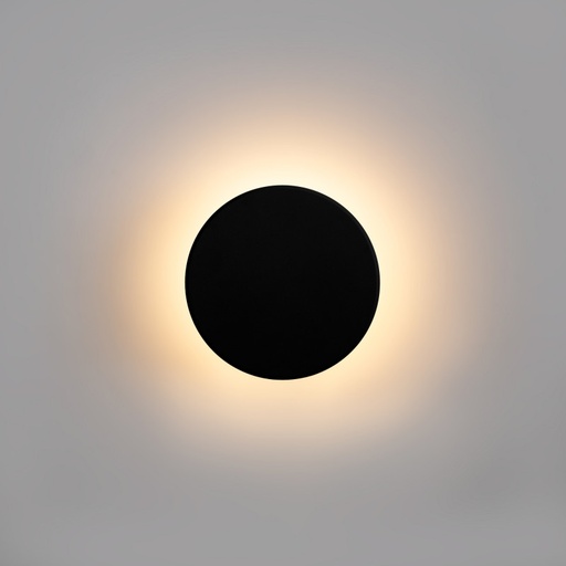 Okrągła lampa ścienna "Eclipse" 9W - CCT - IP65