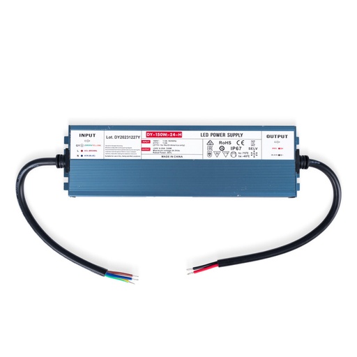 [DY-150W-24-H] Fonte de alimentação estanque slim 150W 24V - 6,3A - IP67