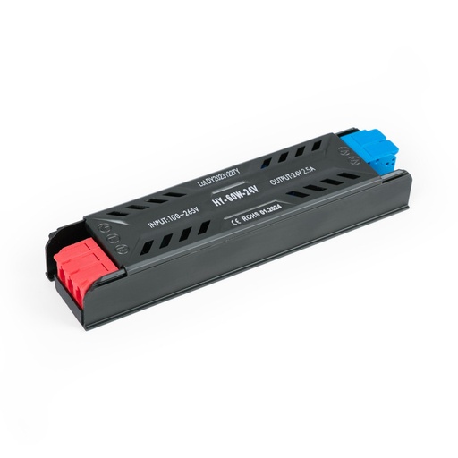 [DY-60W-24-HY] Slim Power supply 60W 24V - 3.33A - Quick connection - IP20