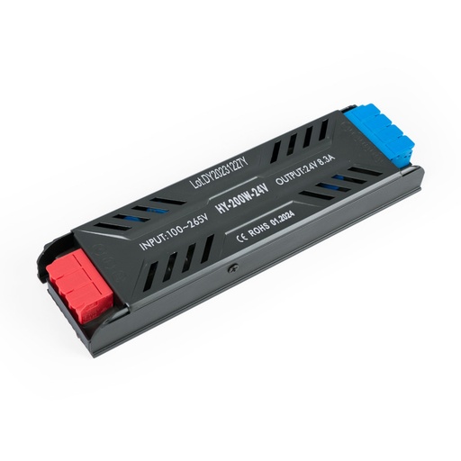 [DY-200W-24-HY] Slim Power supply 200W 24V - 8.3A - Quick connection - IP20