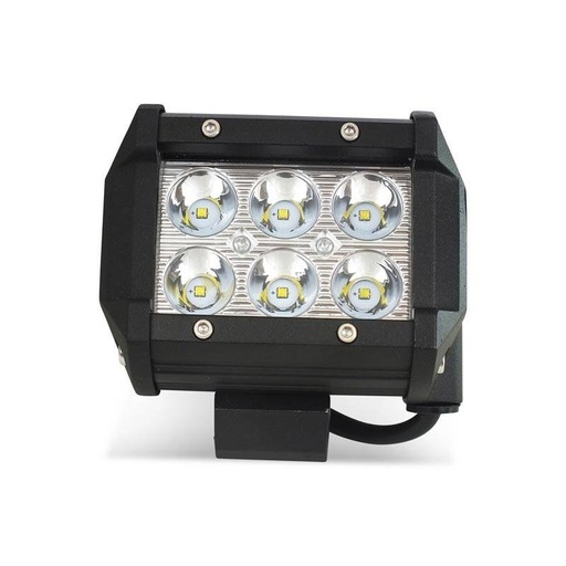 [BV004] LED-fyr 4x4 terräng - 18W - 10-40V DC - 4 tum - 1500 lm - Vinkel 30º
