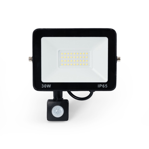 [B1893-N-BF] Exteriérový LED projektor so senzorom pohybu PIR - 30W - IP65 - 6000K