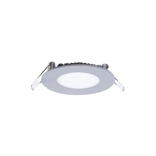 [7460303] Downlight LED plat 3W - Culoare gri - Tăiere Ø 70mm