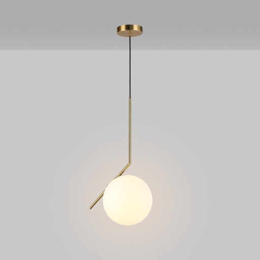 [LD1006-220-D] Lámpara colgante bola cristal "HERMI 220" - E27 - Ø 22cm