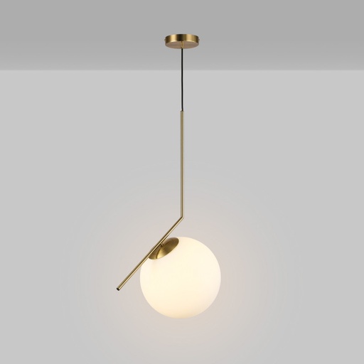 [LD1006-280-D] Lámpara colgante bola cristal "HERMI 280" - E27 - Ø 28cm