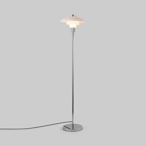 Lampada da terra design "Marshal" - Paralume in vetro - E27