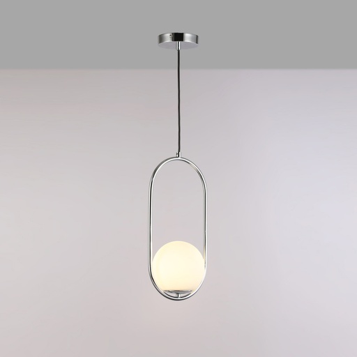 Crystal ball pendant light "JOHN" - E27 - Ø 15cm