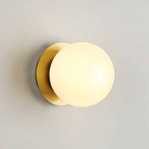 Crystal ball wall light "ARCE" - E27 - Ø 15cm
