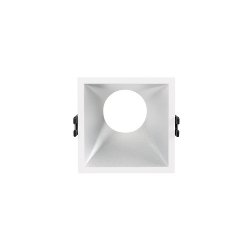 Cornice quadrata per faretto da incasso - Basso UGR - Taglio 85x85 mm