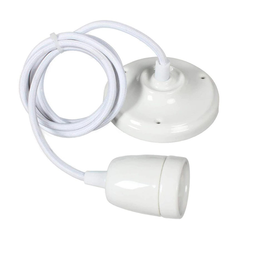 Lampe suspendue en céramique - E27 - 5 couleurs