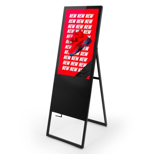 Totem pubblicitario pieghevole LCD Full HD da 32" - Android - Interno