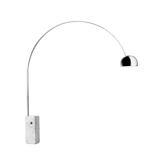 [L5002-240-B] Lampada da terra ad arco "Bend" - E27