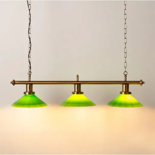 Vintage zavesná lampa "BANQUERO" - 3 x E27