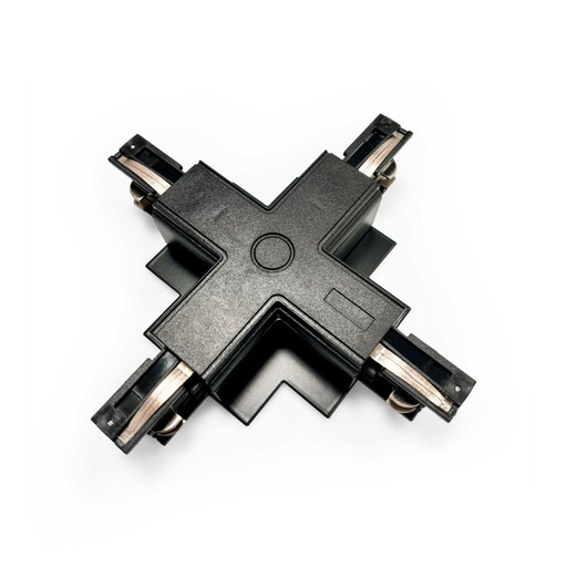 Rigid X-joint for embedded three-phase track