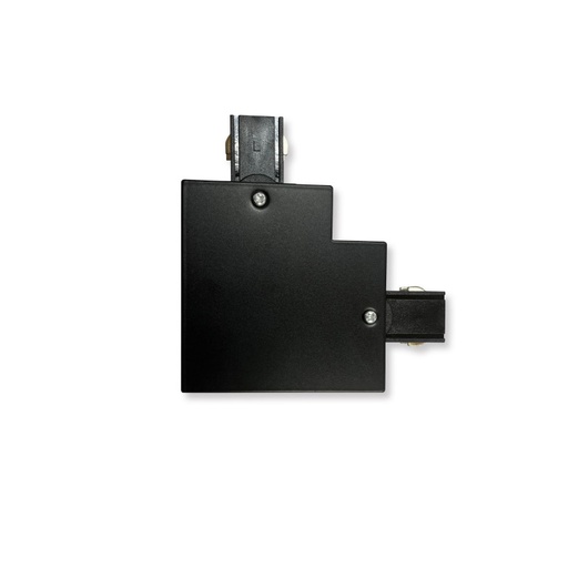 L-joint for recessed three-phase rail - 90º - LEFT