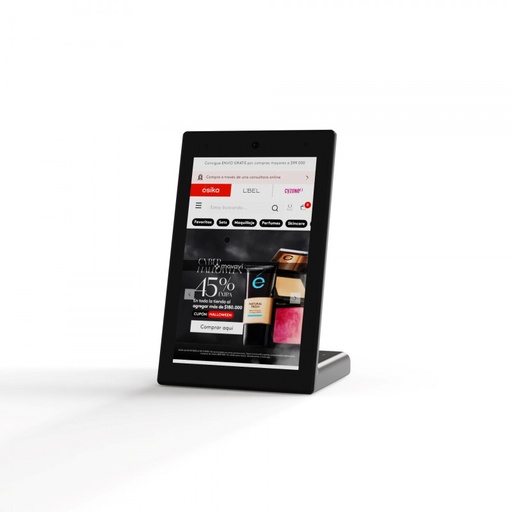 LCD Tabletop Advertising Display with camera - 10.1'' - Touchscreen - Android 11