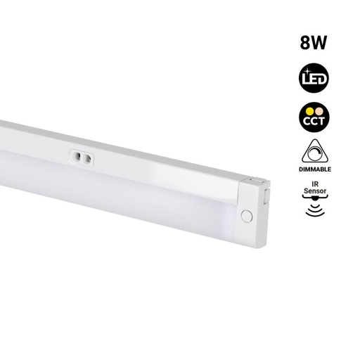[B7231-600] Barra LED bajo mueble 8W - CCT - Con sensor - 60cm