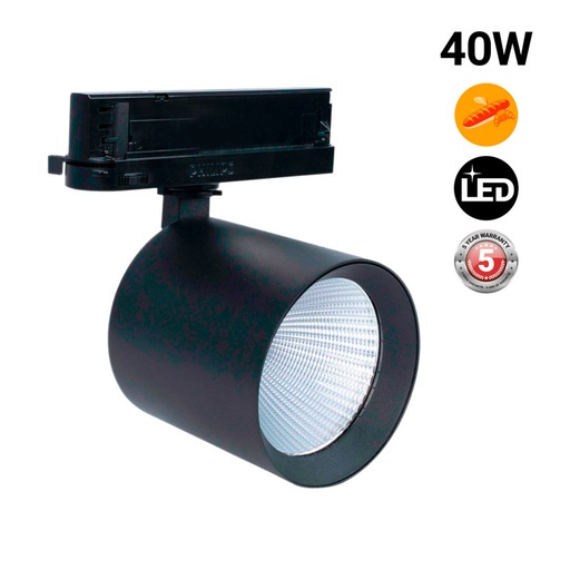 LED 3-phase track spotlight - 40W - Bakeries - Philips Xitanium Driver