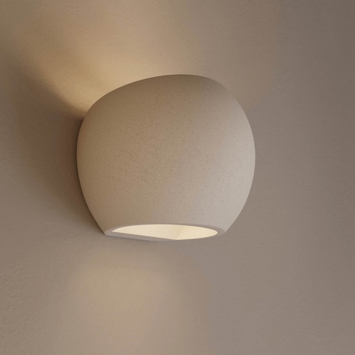Concrete wall light "Ball" - Up & down - 1 x G9