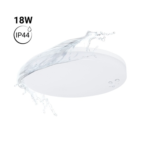 LED mennyezeti lámpa 18W - IP44 - Ø26 cm