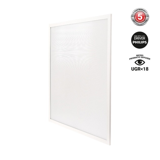 [B5235-BACKLIGHT-UGR18-BN] Backlight Inbouw LED-paneel 60x60cm - UGR18 - 36W - IP40 - Philips Driver