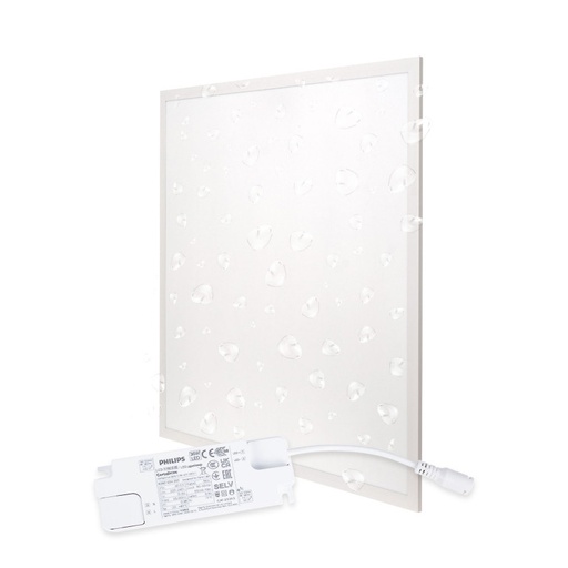 [B5235-BACKLIGHT-IP54-BN] Backlight Inbouw LED-paneel 60x60cm - 36W - IP54 - Philips Driver - UGR22