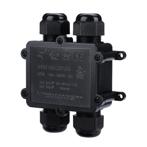 [M686-H] Waterdichte verbindingsdoos in H-vorm - IP68 - 0,5 - 2,5 mm²