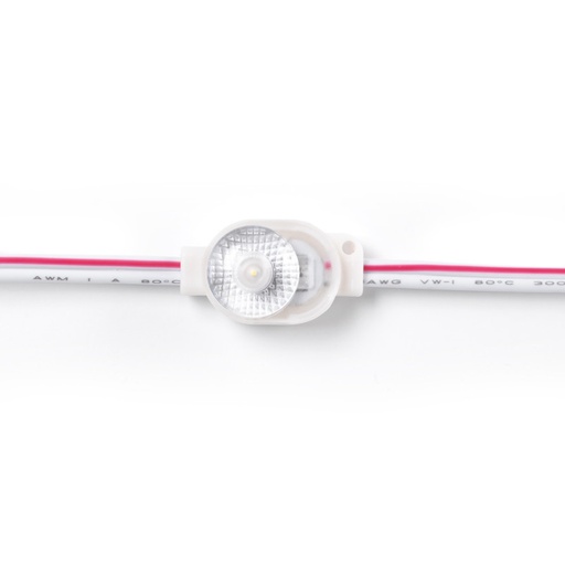 Single-color LED module for signage - 0.5W - 12V DC - IP66 - 170º