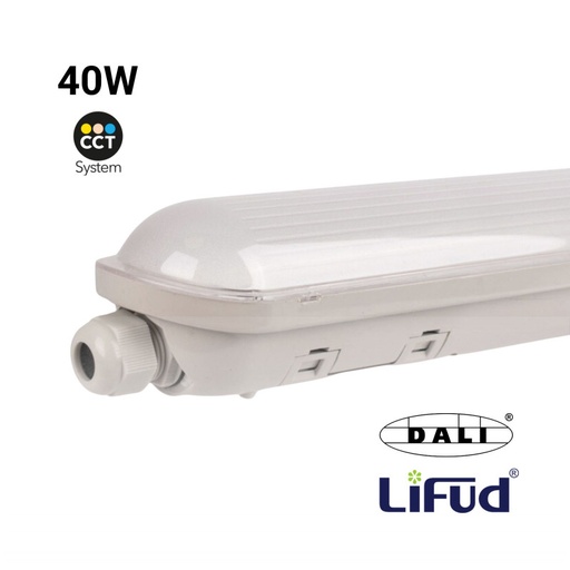 [B8400-120-CCT-DALI] Linearni LED neprobojan ekran poveziv s mogućnošću podešavanja DALI - CCT - 120cm - 40W - DALI - LIFUD driver - IP65