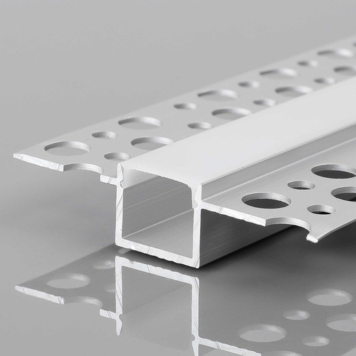 [BXT-728-P+B] Profiel voor LED strip - inbouw / trimless - 9x12mm - Met diffuser - 2 meter