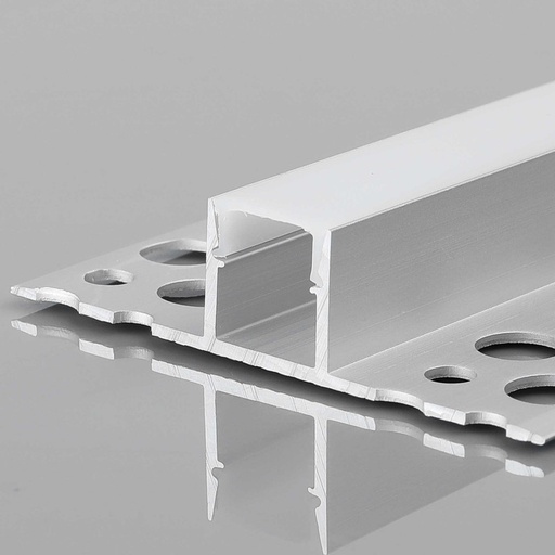 [BXT-702-P+B] Profiel voor LED strip - inbouw / trimless - 11x12mm - Met diffuser - 2 meter