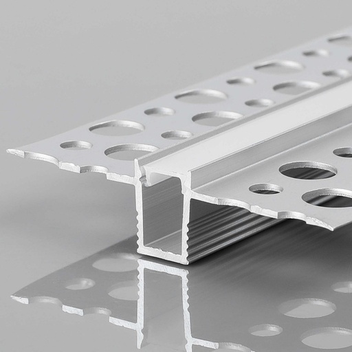 [BXT-791-P+B] Profiel voor LED strip - inbouw / trimless - 8x7mm - Met diffuser - 2 meter