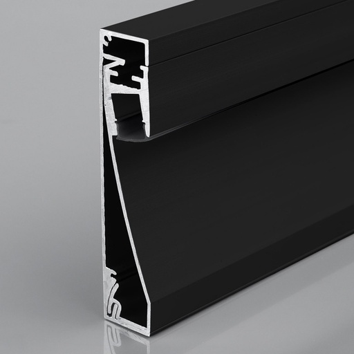 Profil LED pentru socluri - 60x16mm - Cu difuzor - 2 metri