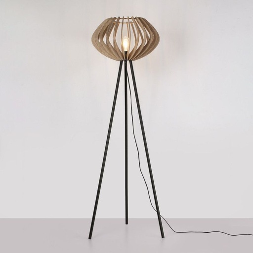 [LM9005] Wooden floor lamp "PANDA" - E27