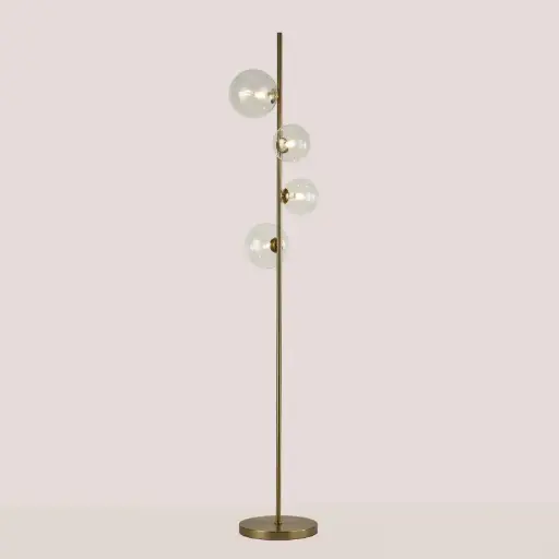 Lampada da terra con sfere di vetro "STAND" - 4 x G9