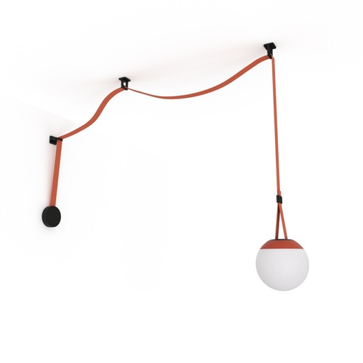[BVC-KIT04-R] Configurable lamp "Axia 4" - KIT 12W globe lamp + Conductive fabric strip + accessories