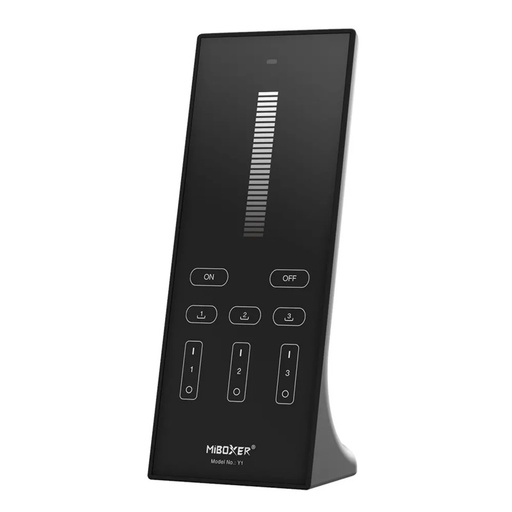 [Y1] Controlo remoto vertical - Monocromático - 3 zonas - RF 2,4 GHz - Mi Light