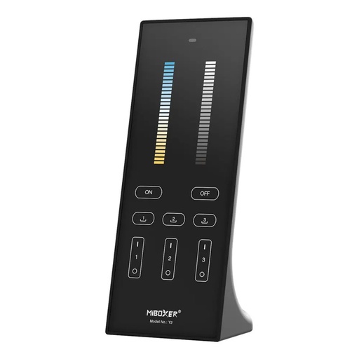 [Y2] Controlo remoto vertical - CCT - 3 zonas - RF 2.4Ghz - Mi Light