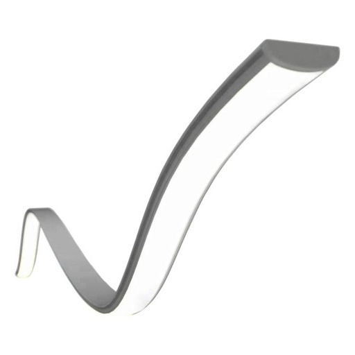 [BPERF18X6] Aluminum profile for flexible moldable LED strip 18x6 surface (2meters)