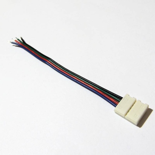 [B1690] Conector bandă LED 12V RGB 1 cm la cablu